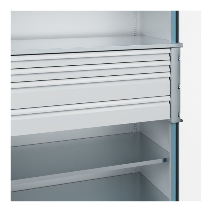C+P Schwerlastschrank Acurado Pro 1950 x 1200 x 600 mm mit Schubladen