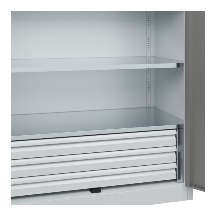 C+P Schwerlastschrank Acurado Pro 1950 x 1200 x 600 mm mit Schubladen