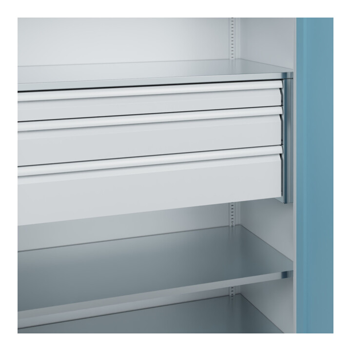 C+P Schwerlastschrank Acurado Pro 1950 x 1200 x 600 mm mit Schubladen