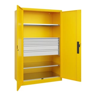 C+P Schwerlastschrank Acurado Pro 1950 x 1200 x 600 mm RAL 1023