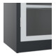 C+P Schwerlastschrank Acurado Pro 1950 x 1200 x 600 mm schwarz/hellgrau
