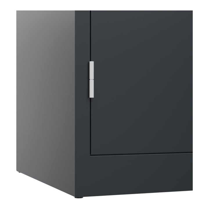 C+P Schwerlastschrank Acurado Pro 1950 x 1200 x 600 mm schwarzgrau