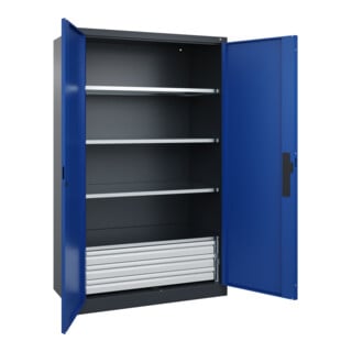 C+P Schwerlastschrank Acurado Pro 1950 x 1200 x 600mm 7016/5010