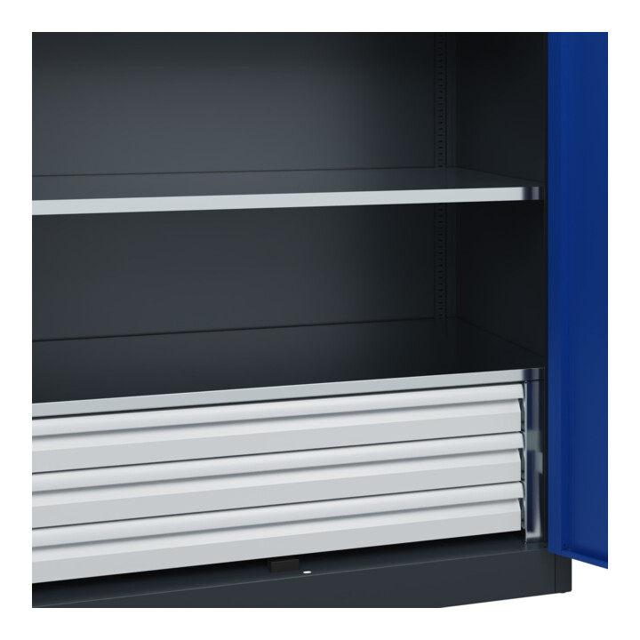C+P Schwerlastschrank Acurado Pro 1950 x 1200 x 600mm 7016/5010
