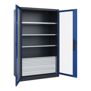 C+P Schwerlastschrank Acurado Pro 1950 x 1200 x 600mm 7016/5010