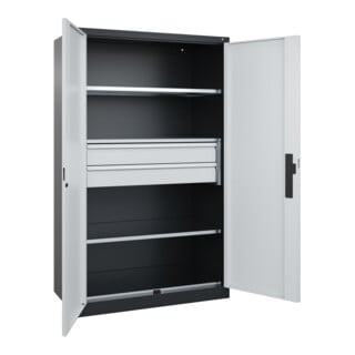 C+P Schwerlastschrank Acurado Pro 1950 x 1200 x 600mm 7021/7035