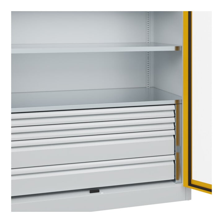 C+P Schwerlastschrank Acurado Pro 1950 x 1200 x 600mm 7035/1004
