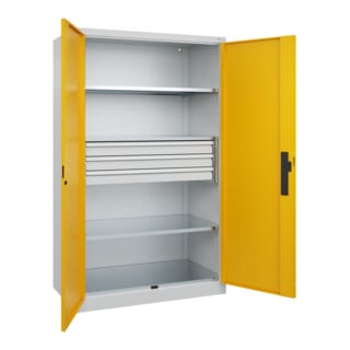 C+P Schwerlastschrank Acurado Pro 1950 x 1200 x 600mm 7035/1004