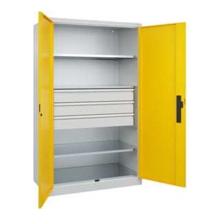 C+P Schwerlastschrank Acurado Pro 1950 x 1200 x 600mm 7035/1023