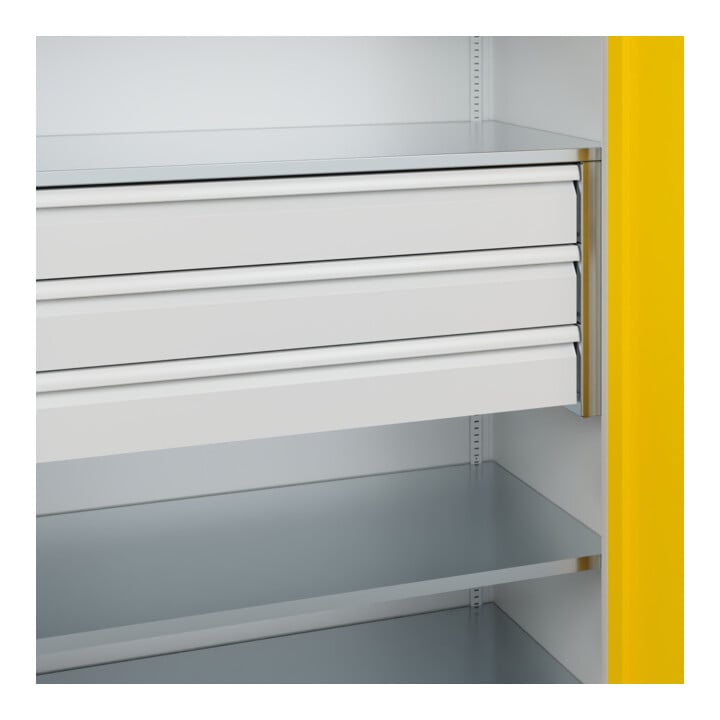 C+P Schwerlastschrank Acurado Pro 1950 x 1200 x 600mm 7035/1023