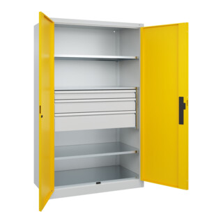 C+P Schwerlastschrank Acurado Pro 1950 x 1200 x 600mm 7035/1023