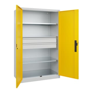 C+P Schwerlastschrank Acurado Pro 1950 x 1200 x 600mm 7035/1023