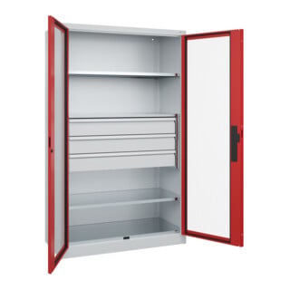 C+P Schwerlastschrank Acurado Pro 1950 x 1200 x 600mm 7035/3000