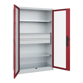 C+P Schwerlastschrank Acurado Pro 1950 x 1200 x 600mm 7035/3003