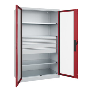 C+P Schwerlastschrank Acurado Pro 1950 x 1200 x 600mm 7035/3003