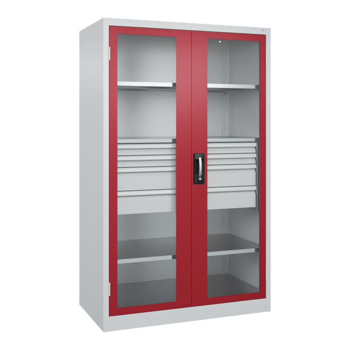 C+P Schwerlastschrank Acurado Pro 1950 x 1200 x 600mm 7035/3003
