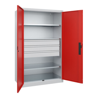 C+P Schwerlastschrank Acurado Pro 1950 x 1200 x 600mm 7035/3020