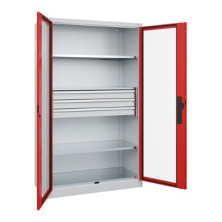 C+P Schwerlastschrank Acurado Pro 1950 x 1200 x 600mm 7035/3020