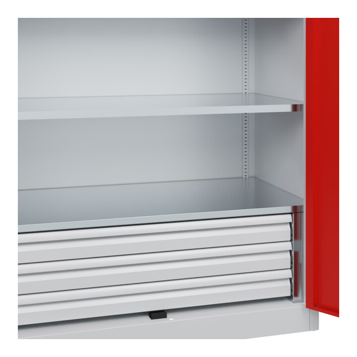 C+P Schwerlastschrank Acurado Pro 1950 x 1200 x 600mm 7035/3020