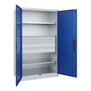C+P Schwerlastschrank Acurado Pro 1950 x 1200 x 600mm 7035/5010