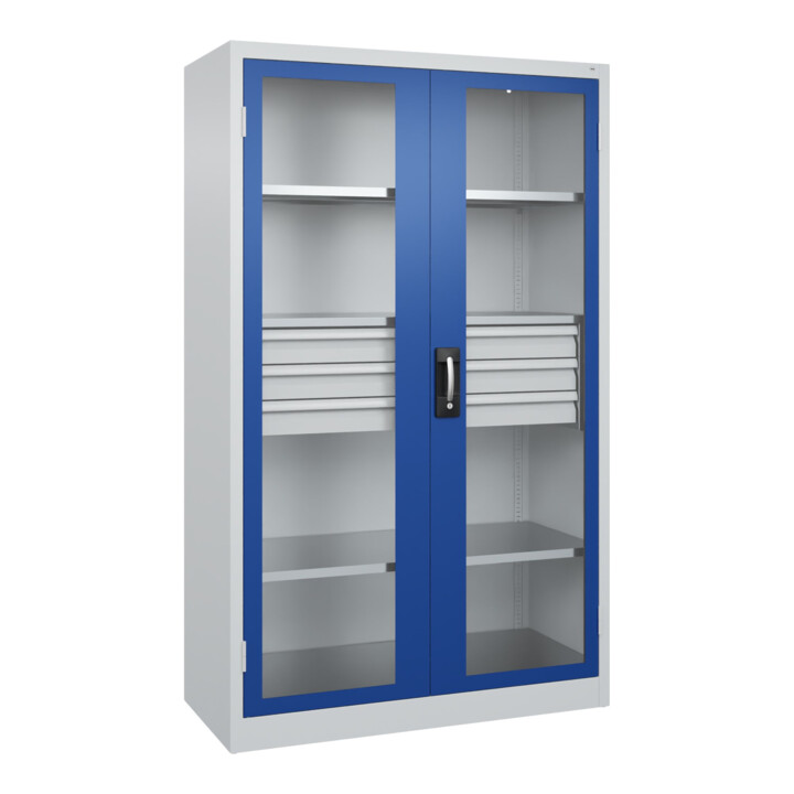 C+P Schwerlastschrank Acurado Pro 1950 x 1200 x 600mm 7035/5010