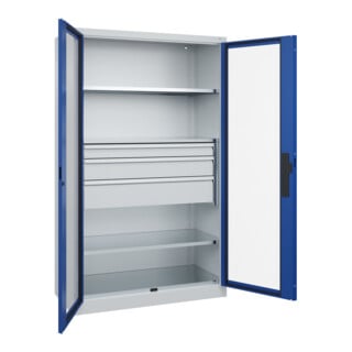 C+P Schwerlastschrank Acurado Pro 1950 x 1200 x 600mm 7035/5010