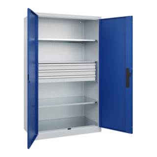 C+P Schwerlastschrank Acurado Pro 1950 x 1200 x 600mm 7035/5010