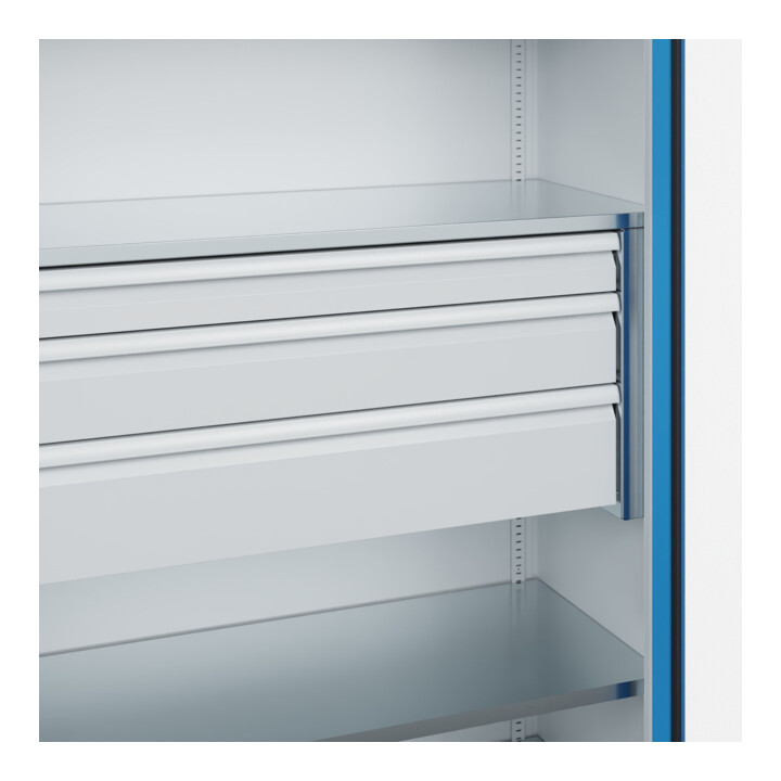 C+P Schwerlastschrank Acurado Pro 1950 x 1200 x 600mm 7035/5012