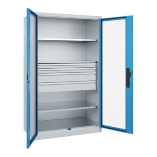 C+P Schwerlastschrank Acurado Pro 1950 x 1200 x 600mm 7035/5012