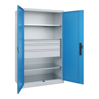 C+P Schwerlastschrank Acurado Pro 1950 x 1200 x 600mm 7035/5012