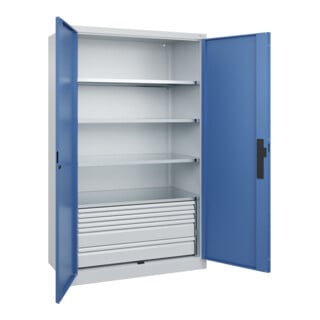 C+P Schwerlastschrank Acurado Pro 1950 x 1200 x 600mm 7035/5023