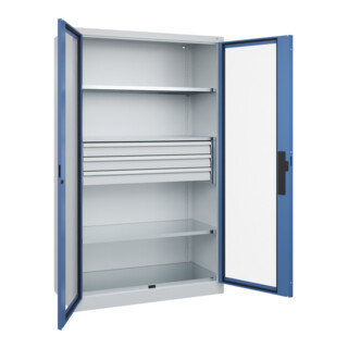 C+P Schwerlastschrank Acurado Pro 1950 x 1200 x 600mm 7035/5023