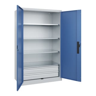 C+P Schwerlastschrank Acurado Pro 1950 x 1200 x 600mm 7035/5023