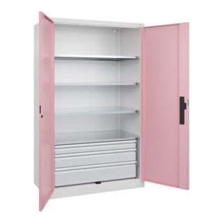 C+P Schwerlastschrank Acurado Pro 1950 x 1200 x 600mm 9016/3015