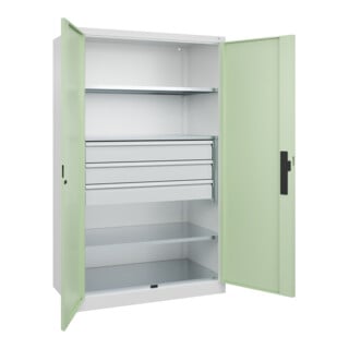 C+P Schwerlastschrank Acurado Pro 1950 x 1200 x 600mm 9016/6019