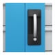 C+P Schwerlastschrank Acurado Pro 1950 x 1200 x 600mm blau