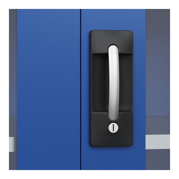 C+P Schwerlastschrank Acurado Pro 1950 x 1200 x 600mm blau