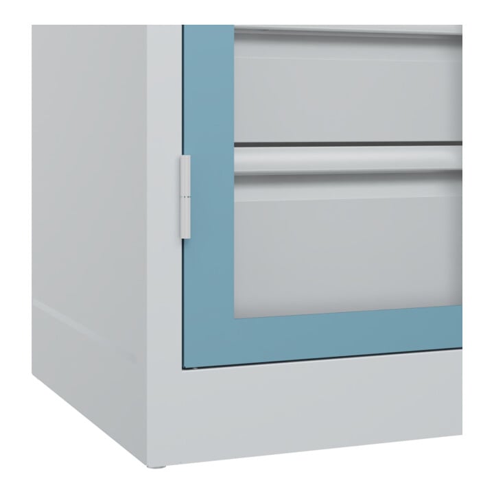 C+P Schwerlastschrank Acurado Pro 1950 x 1200 x 600mm mit Schubladen