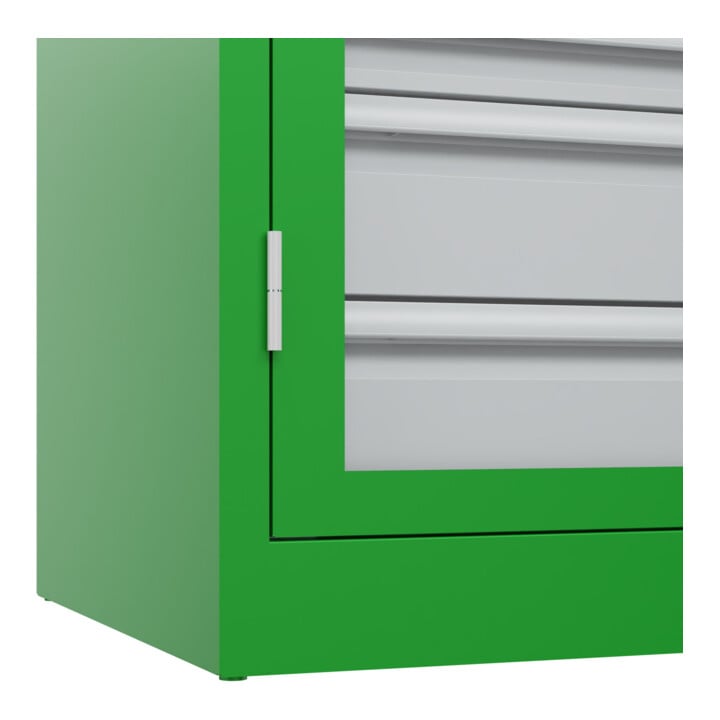 C+P Schwerlastschrank Acurado Pro 1950 x 1200 x 600mm mit Schubladen