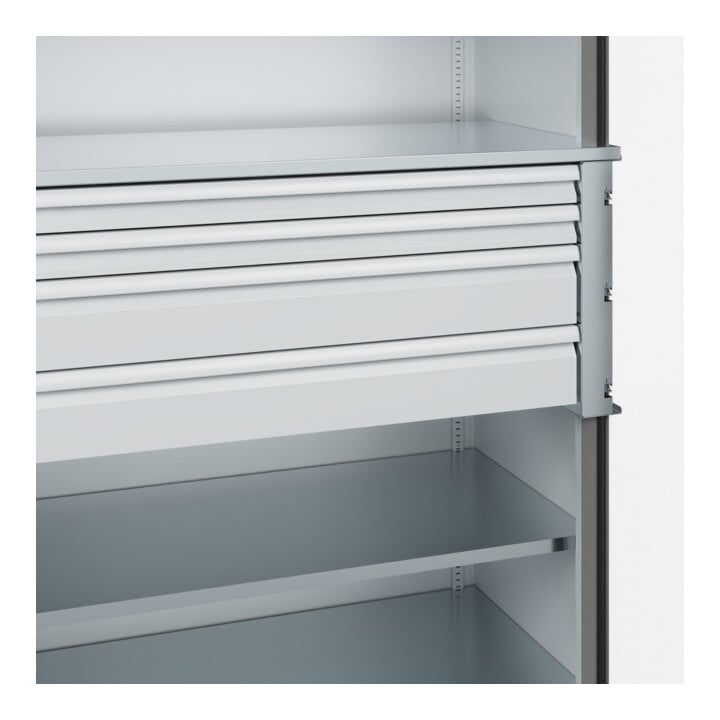 C+P Schwerlastschrank Acurado Pro 1950 x 1200 x 600mm mit Schubladen