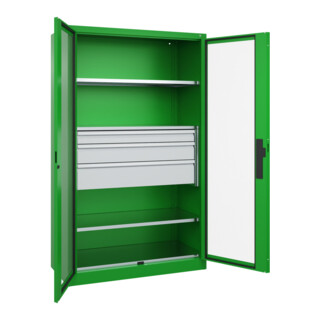 C+P Schwerlastschrank Acurado Pro 1950 x 1200 x 600mm mit Schubladen
