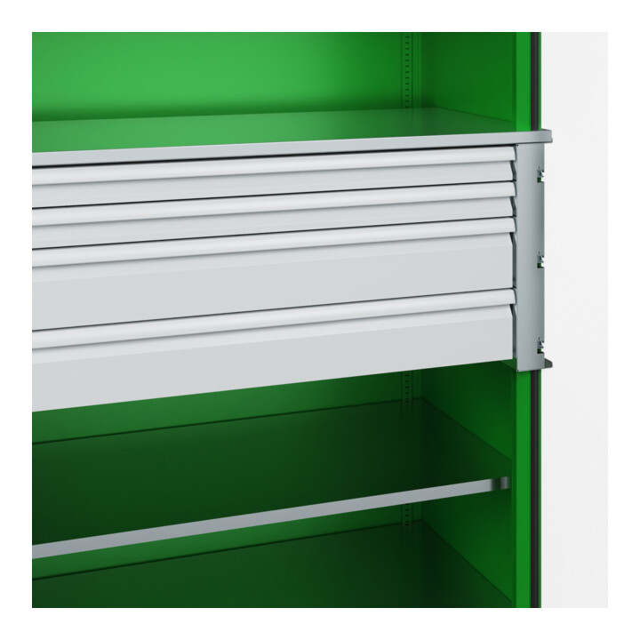 C+P Schwerlastschrank Acurado Pro 1950 x 1200 x 600mm mit Schubladen