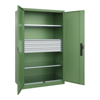 C+P Schwerlastschrank Acurado Pro 1950 x 1200 x 600mm mit Schubladen