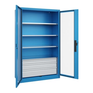 C+P Schwerlastschrank Acurado Pro 1950 x 1200 x 600mm RAL 5012