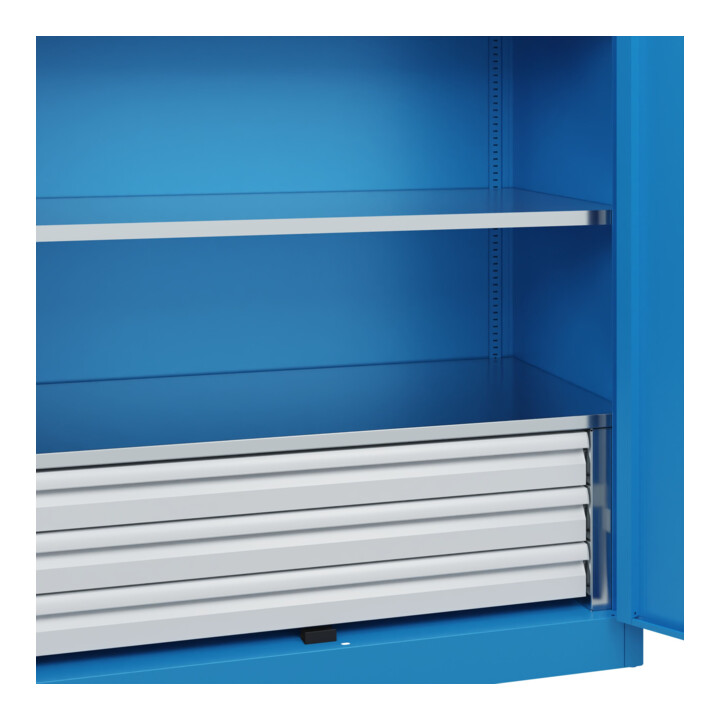C+P Schwerlastschrank Acurado Pro 1950 x 1200 x 600mm RAL 5012
