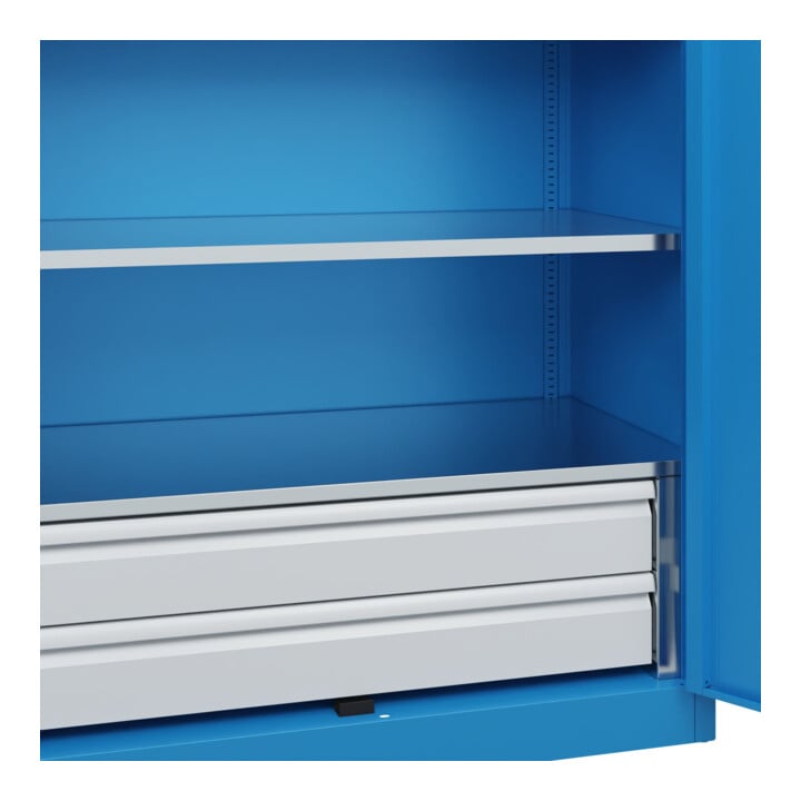 C+P Schwerlastschrank Acurado Pro 1950 x 1200 x 600mm RAL 5012