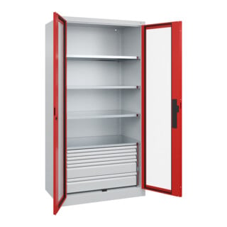 C+P Schwerlastschrank Acurado Pro 1950x1000x600mm 7035/3020