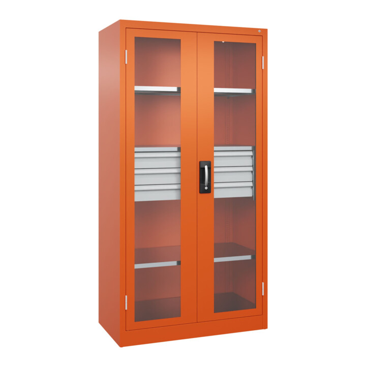 C+P Schwerlastschrank Acurado Pro mit Schubladen 1950 x 1000 x 500 mm 2004/2004