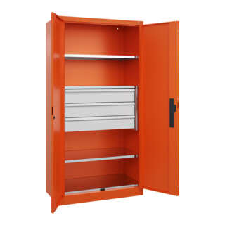C+P Schwerlastschrank Acurado Pro mit Schubladen 1950 x 1000 x 500 mm 2004/2004