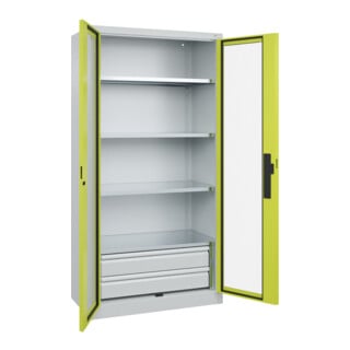 C+P Schwerlastschrank Acurado Pro mit Schubladen 1950 x 1000 x 500 mm